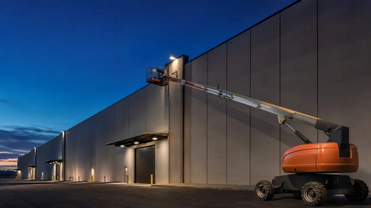 Articulating Boom Lifts jobsite access in Birmingham