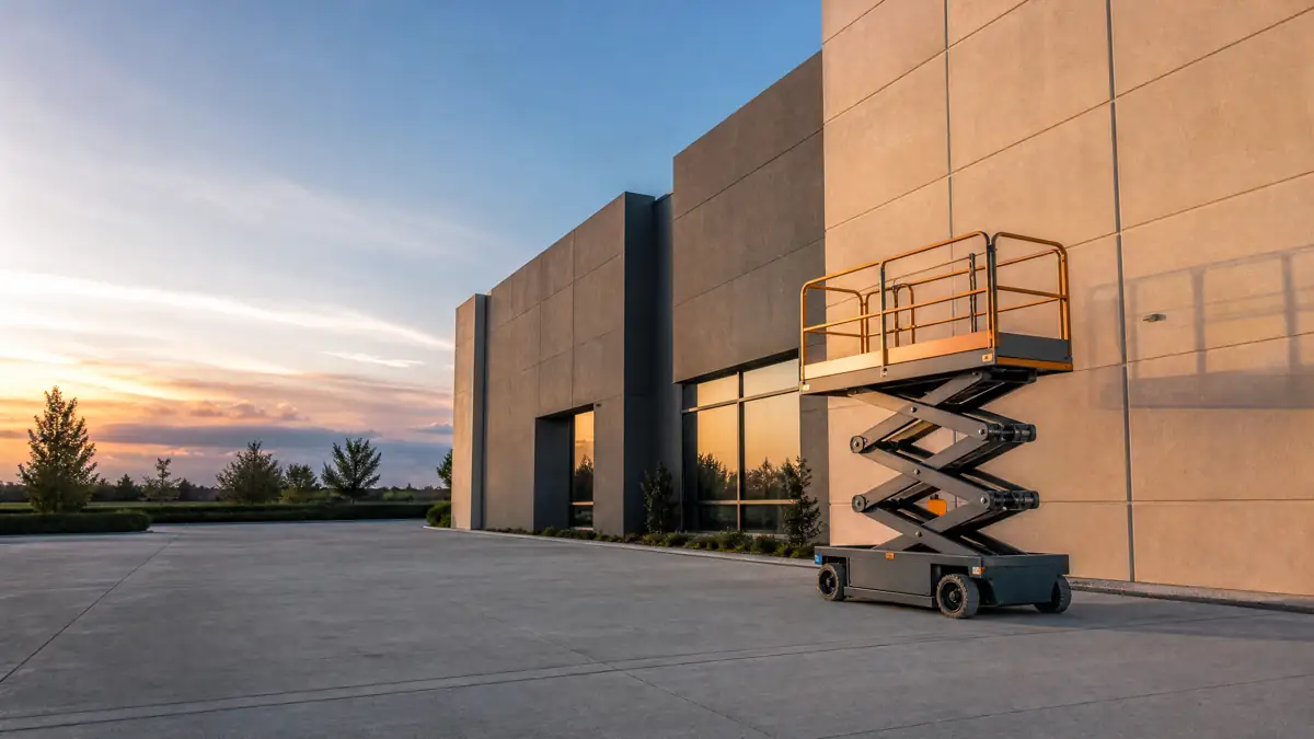 Electric Scissor Lifts jobsite access in Birmingham